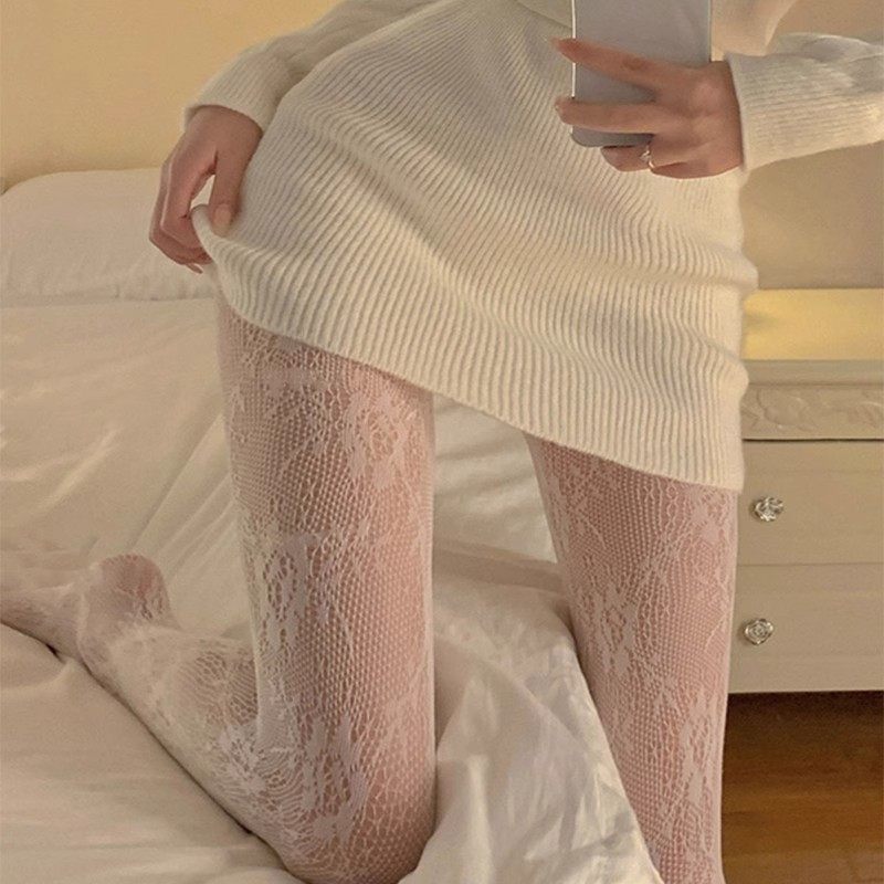 jk渔网袜蕾丝丝袜黑丝镂空连裤袜防勾丝网袜美腿性感白丝复古花藤,女士内衣/男士内衣/家居服,连裤袜/打底袜,淘宝优惠券,粉丝福利购,淘宝优惠卷