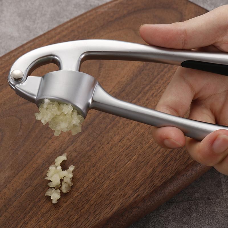 锌合金压蒜器德国手动碎蒜工具厨房蒜泥神器家用切剁蒜末捏蒜蓉器