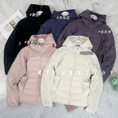 LL款 显瘦保暖瑜伽运动羽绒服 Downn女士轻薄羽绒连帽外套秋冬修身