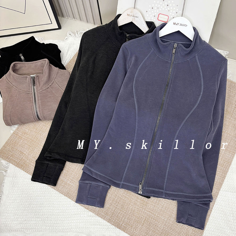 超绝纸片人~女士秋冬修身保暖运动外套休闲百搭立领瑜伽健身外套,运动/瑜伽/健身/球迷用品,瑜伽外套,淘宝优惠券,粉丝福利购,淘宝优惠卷