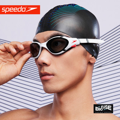 Speedo速比涛泳镜大框舒适