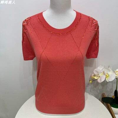 送运费险妈妈夏装洋气薄款短袖