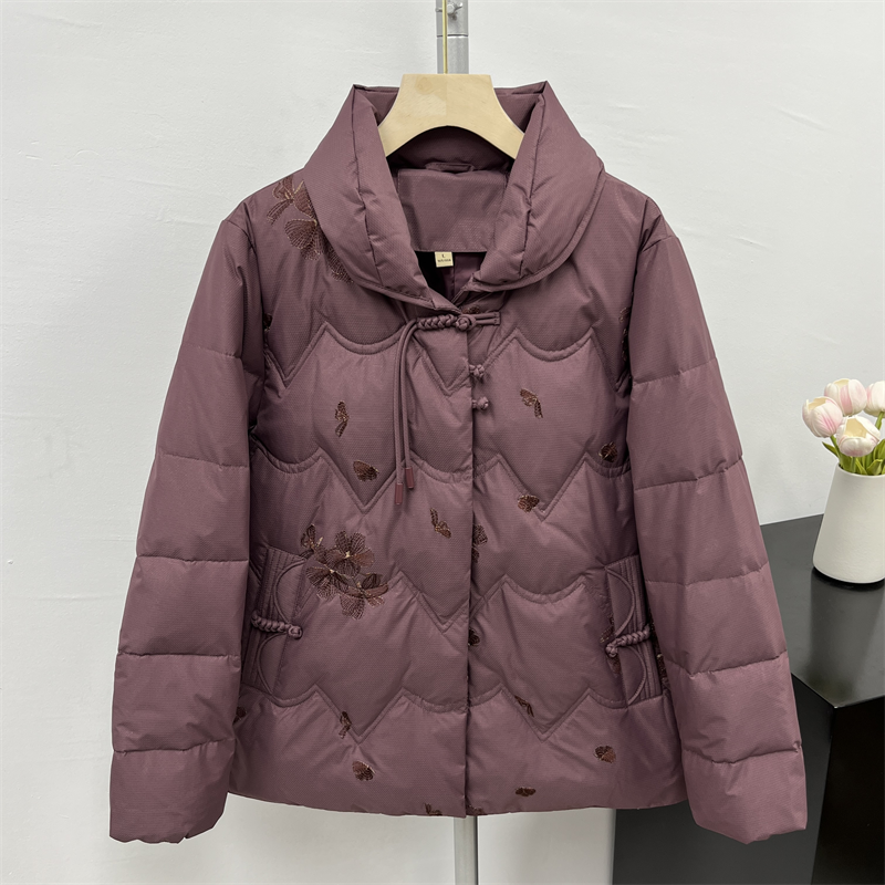 新款冬季中年妈妈装保暖羽绒服