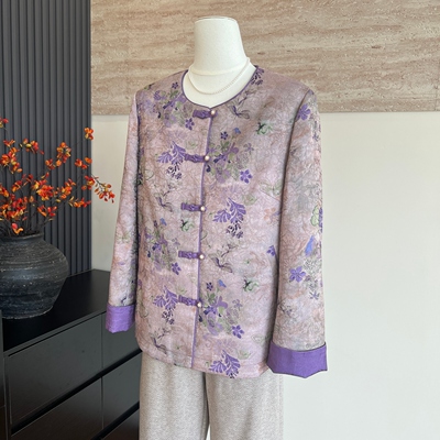 国风秋季新款妈妈装时尚外套