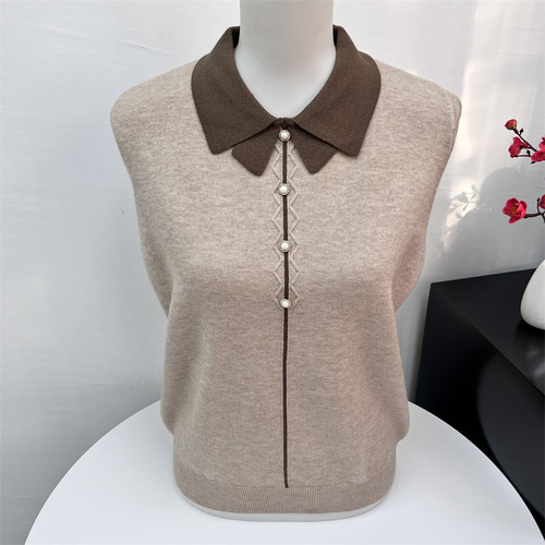 妈妈春秋装针织打底衫新款上衣