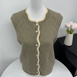 妈妈装2025新款秋装小个子针织开衫中老年女装春秋时尚薄毛衣外套