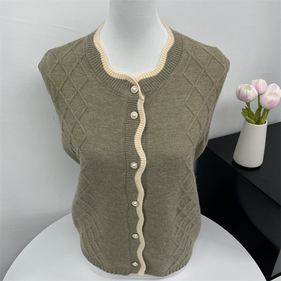 妈妈装新款秋装小个子针织开衫