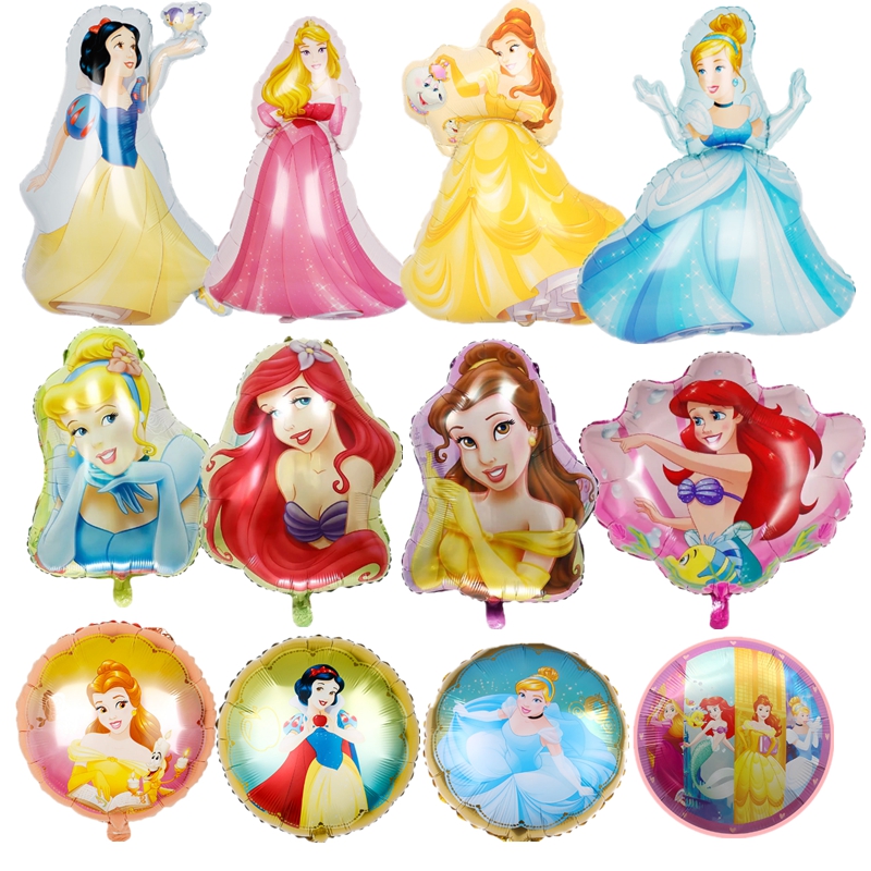 铝膜卡通18寸公主女孩生日