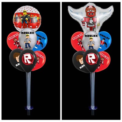 乳胶气球卡通12寸罗布乐色桌飘