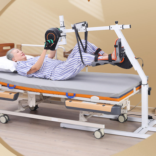 床边智能下肢康复训练机主被动电动功率脚踏车卧姿自动运动康复器