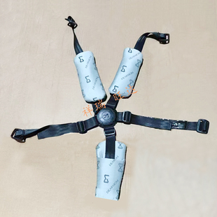 DearMom婴儿推车安全带绑带魔镜护肩护裆罗马假日宴会靠背调节带