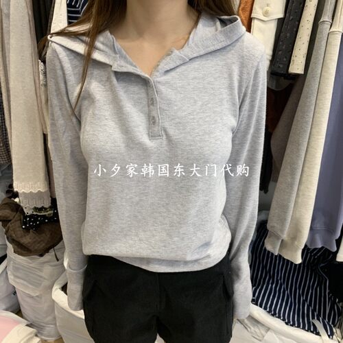 一件包邮 小夕韩国东大门代购RIVEROOM 26秋季女装新时尚长袖T恤