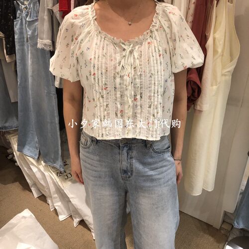 一件包邮 小夕韩国东大门代购VENIR-a 26夏款女装新品衬衫短袖T恤