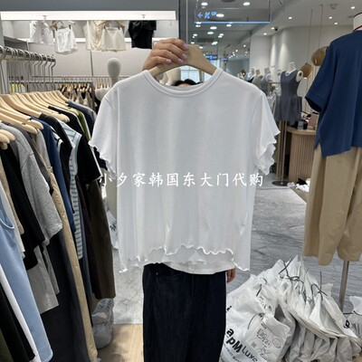 一件包邮 小夕韩国东大门代购REVE-L 26夏款女装新品 短袖T恤