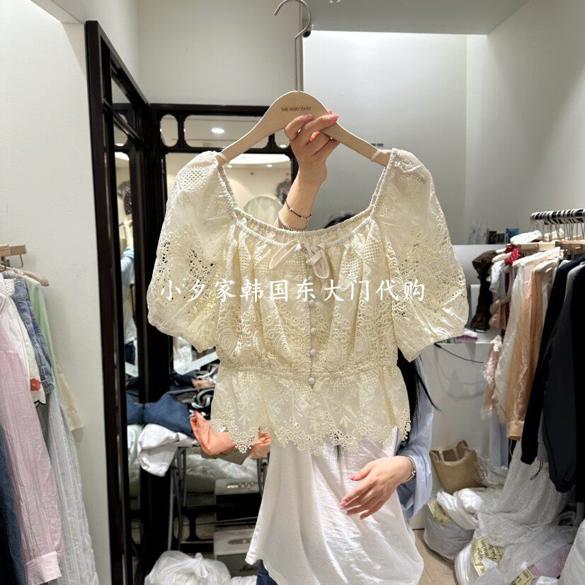 一件包邮 小夕韩国东大门代购THEMORYPARK 26夏女装新品衬衫 T恤