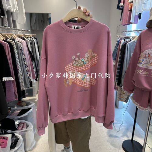 一件包邮 小夕韩国东大门代 EVE26秋季女装新款时尚印花卫衣