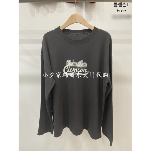 一件包邮 小夕韩国东大门代购 FIFTY 26秋女新款时尚百搭长袖T恤