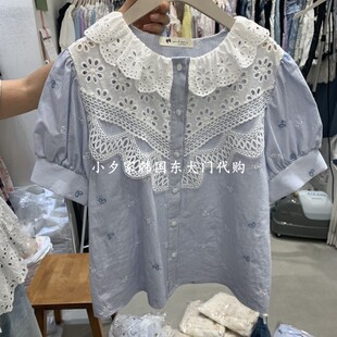 一件包邮 小夕韩国东大门代购YARD 26夏款女装新品衬衫 短袖T恤