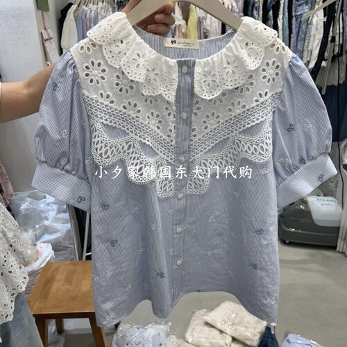 一件包邮 小夕韩国东大门代购YARD 26夏款女装新品衬衫 短袖T恤