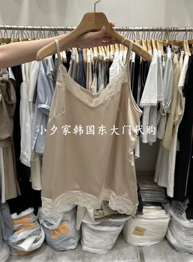 一件包邮 小夕韩国东大门代购G.I-L 26夏款女装蕾丝边 吊带背心