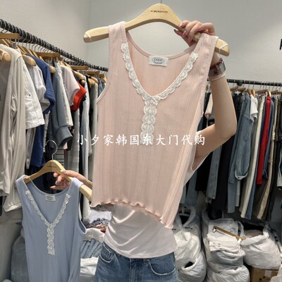 一件包邮 小夕韩国东大门代购ALMOND PEPE 26夏款女装 吊带背心