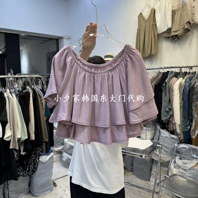 一件包邮 小夕韩国东大门代购 MARIGOLD26夏季新品女装衬衫T恤