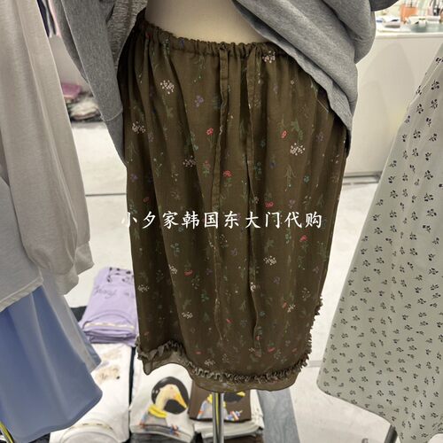 一件包邮 小夕韩国东大门代购COMBO 26夏款新品女装碎花半身长裙