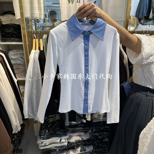 一件包邮 小夕韩国东大门代购COCO HOLIC26秋季女时尚百搭衬衫