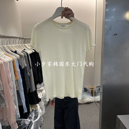 一件包邮 小夕韩国东大门代购 ALTER26夏款女装新品圆领 短袖T恤