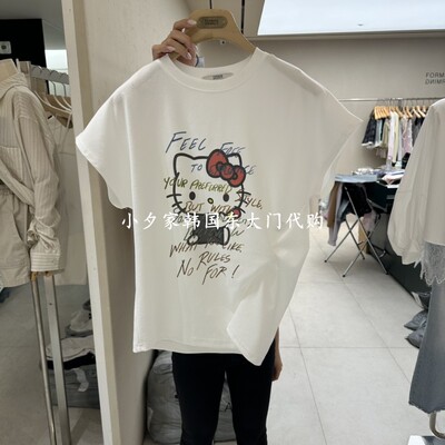 一件包邮 小夕韩国东大门代购 FORMING-P26夏季新品女Kitty猫T恤