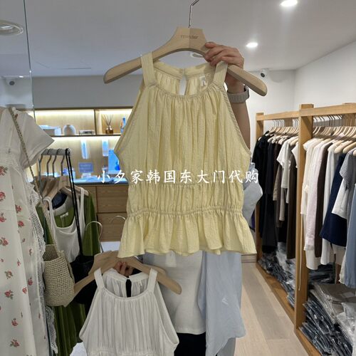 一件包邮 小夕韩国东大门代购 ROUNDER26夏款女装 时尚吊带背心