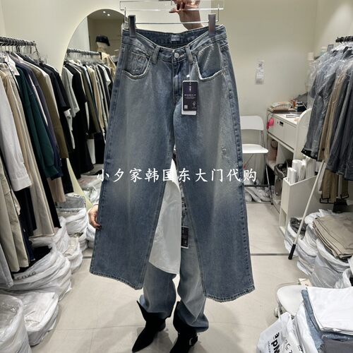 一件包邮 小夕韩国东大门代购AT THE END26年秋季新款女装 牛仔裤