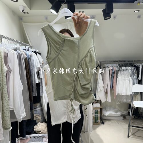 一件包邮 小夕韩国东大门代购 OWNS26夏款女装 纯色吊带背心