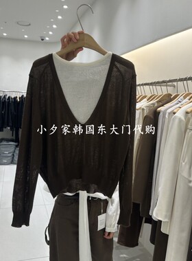 一件包邮 小夕韩国东大门代购  26秋季女装时尚新款百搭针织衫