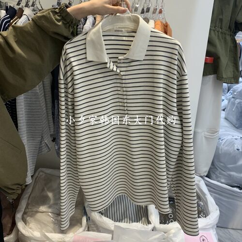 一件包邮 小夕韩国东大门代购RIVEROOM 26秋季女装新时尚长袖T恤