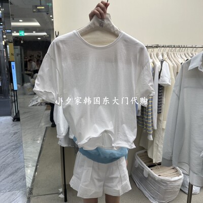 一件包邮 小夕韩国东大门代购 AMOEBA26夏女装小众设计感短袖T恤