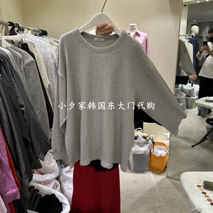 一件包邮 小夕韩国东大门代购REFLAT 26秋款女装新品简约套头卫衣