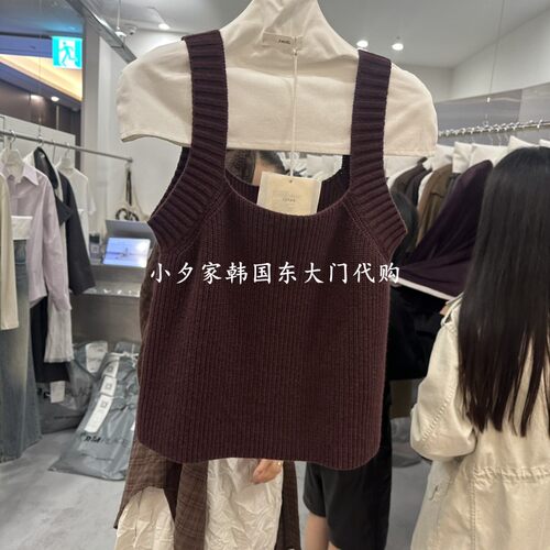 一件包邮 小夕韩国东大门代购 PAVEL 26秋季女装时尚新款吊带背心