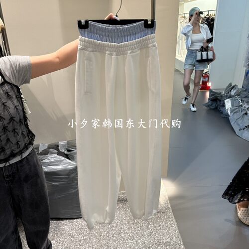 一件包邮 小夕韩国东大门代购SOF 26年早秋新女纯色休闲束脚裤
