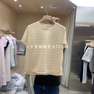 一件包邮 小夕韩国东大门代购PLEASURE 26夏款女装新品 短袖T恤
