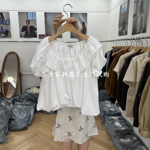 一件包邮 小夕韩国东大门代购 NOWHERE26夏女装新品纯色衬衫 T恤