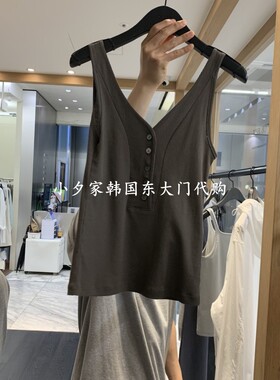 一件包邮 小夕韩国东大门代购 OBJECT26夏款女装 带扣吊带背心