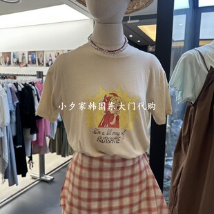 一件包邮 小夕韩国东大门代购 LE ETOILE26夏款女装可爱 短袖T恤