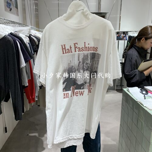 一件包邮 小夕韩国东大门代购TEMPTING26秋女时尚简约百搭短袖T恤