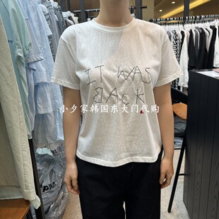 一件包邮 小夕韩国东大门代购LE ETOILE 26夏款女装新品 短袖T恤