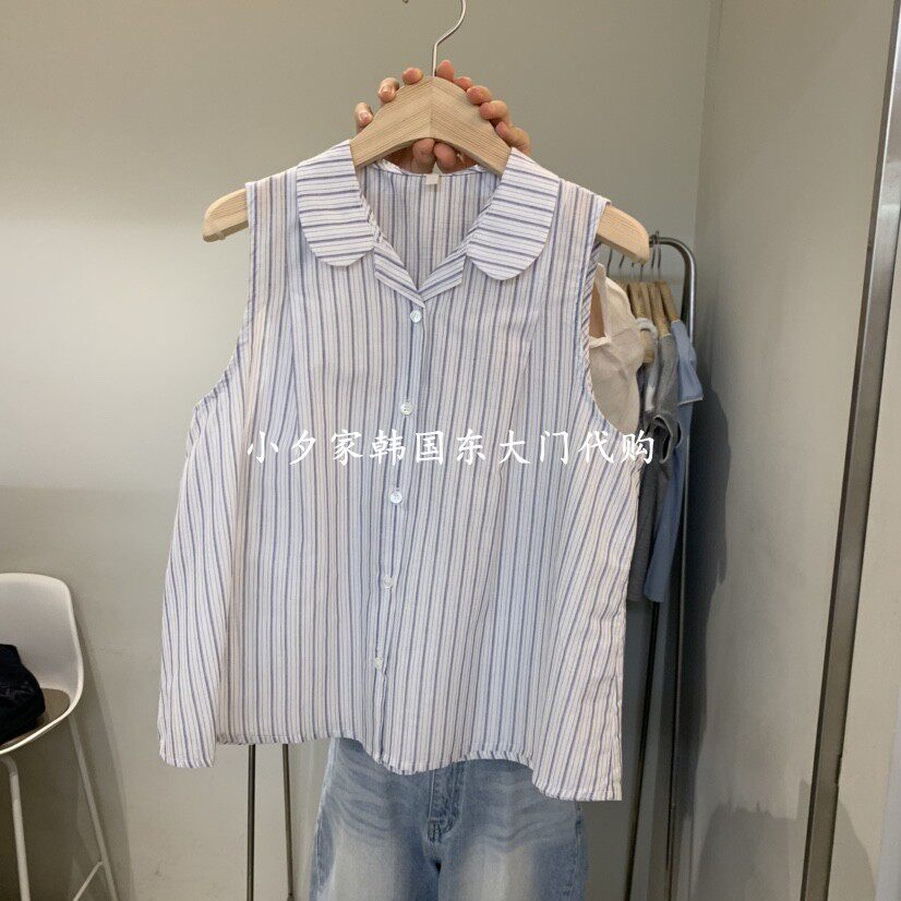 一件包邮 小夕韩国东大门代购 OUTRENE26夏女装新品百搭衬衫 T恤