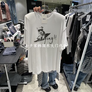 一件包邮 小夕韩国东大门代购 HERTZ-P26夏款女装新品 短袖T恤