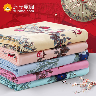 上海国民老床单单件纯棉100全棉加厚老粗布老式怀旧棉布被单1816