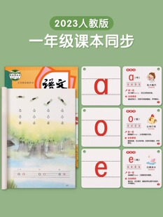 拼音卡片一二年级上册下册全套同步字母表教具早教汉语玩具146