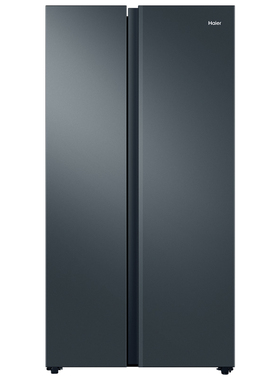 海尔616L双开门对开门大容量超薄嵌入一级节能家用电冰箱